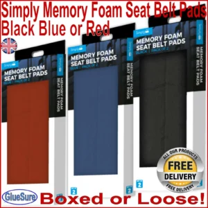 Memory Foam Car Seat Belt Safety Pad Shoulder Strap Cover Cushion Comfort Style