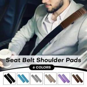 Car Seat Belt Covers Universal Thicken Plush Safety Belt Shoulder Pad Protection